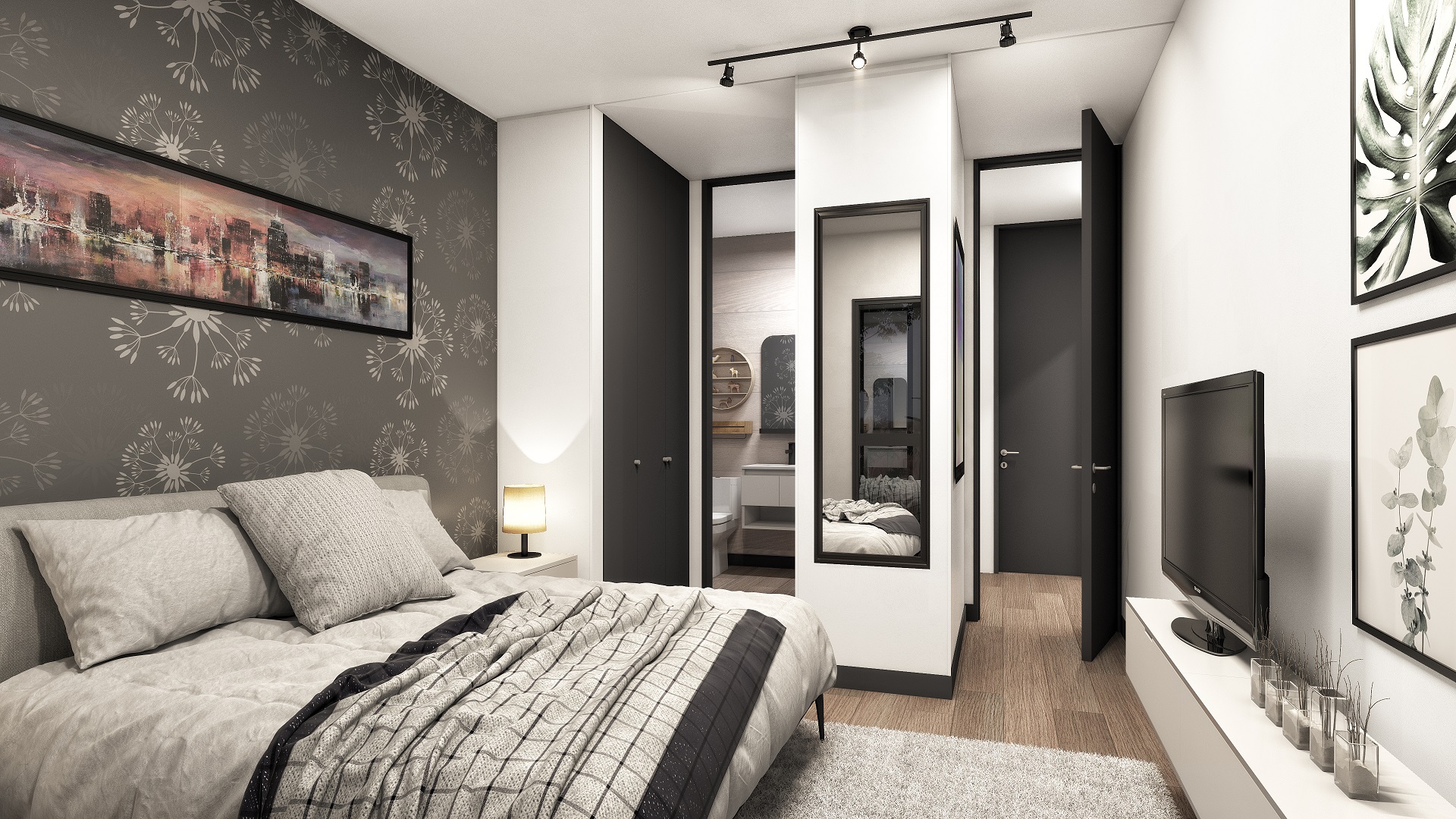 3 dormitorios, 3 baños, Patio